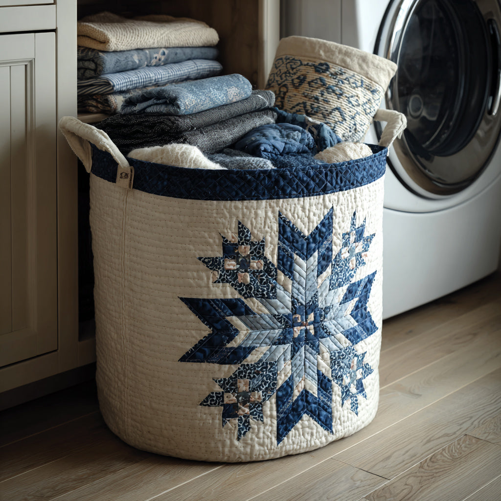 Snowflake Quilted Basket │ B1G1