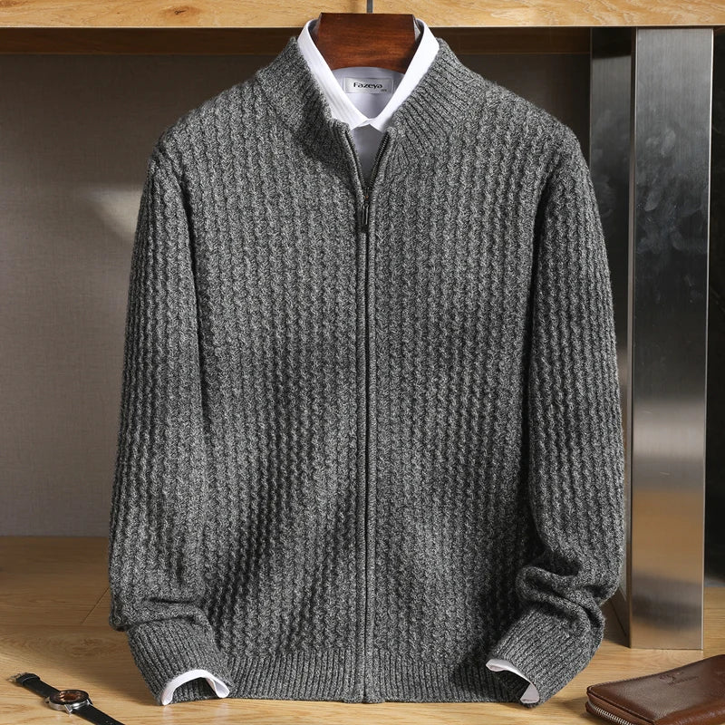 Arno Zip Cardigan