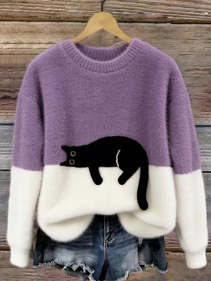 Aileen sweater in Purple