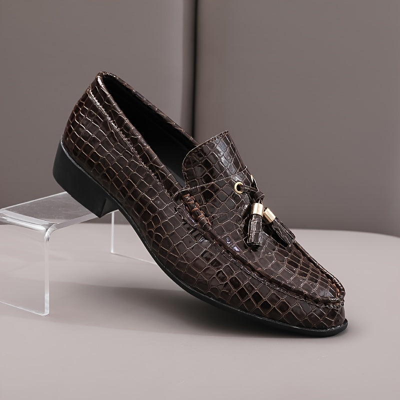 Croc Tassel Loafer
