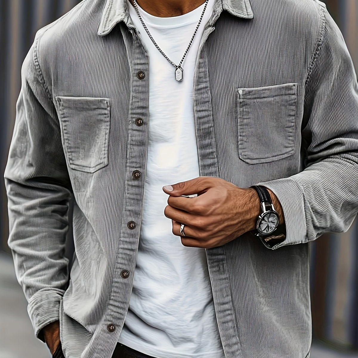 Ellison Cord Overshirt