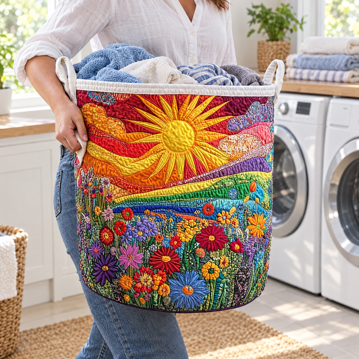 Sunny Indulgence Quilted Basket │ B1G1