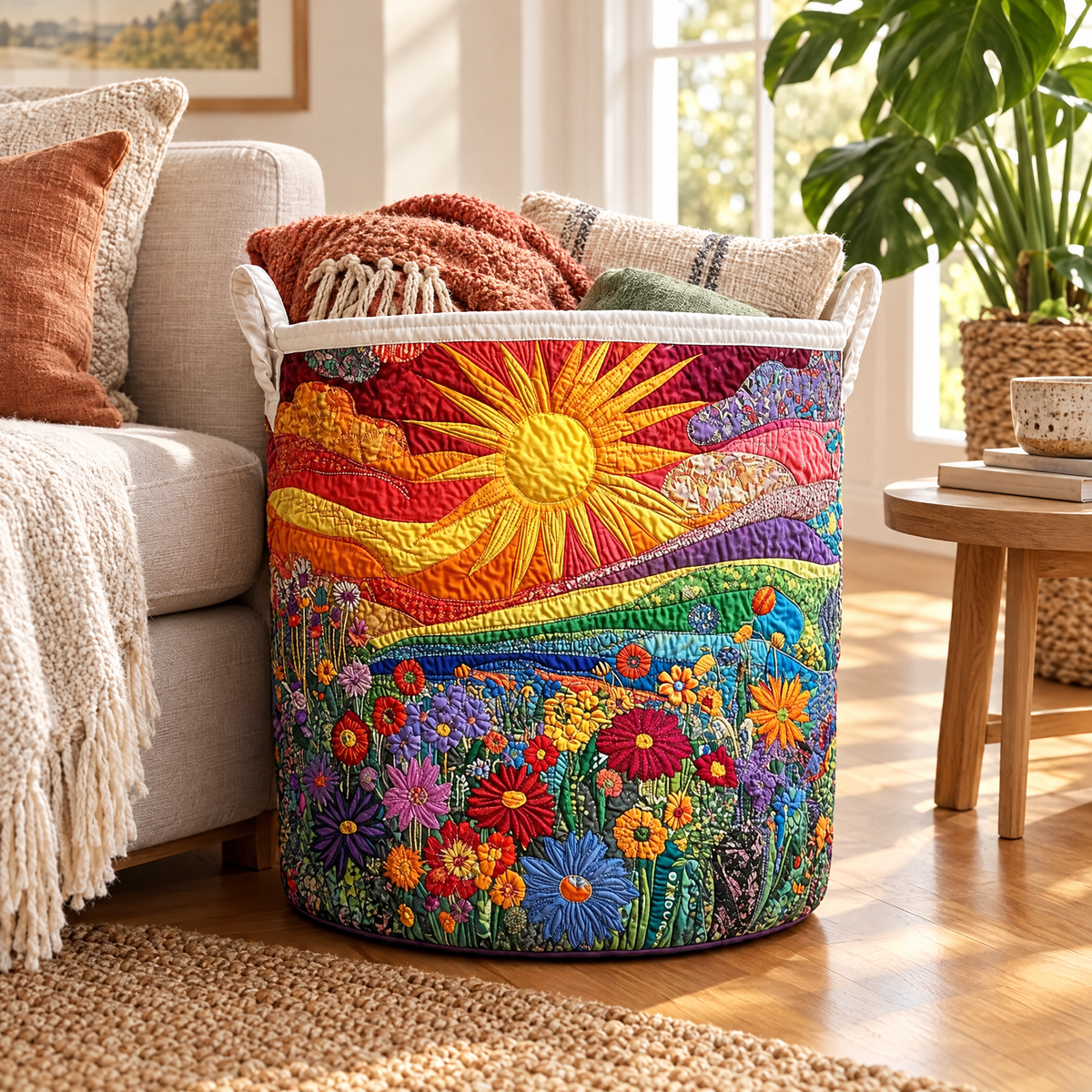 Sunny Indulgence Quilted Basket │ B1G1