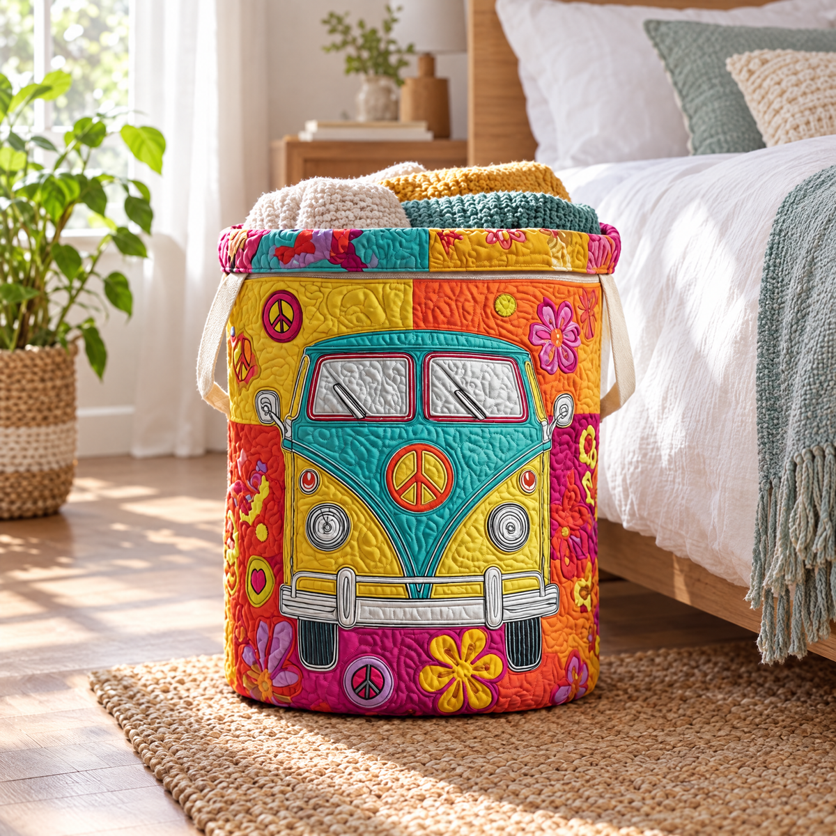 Hippie Style Quilted Basket │ B1G1