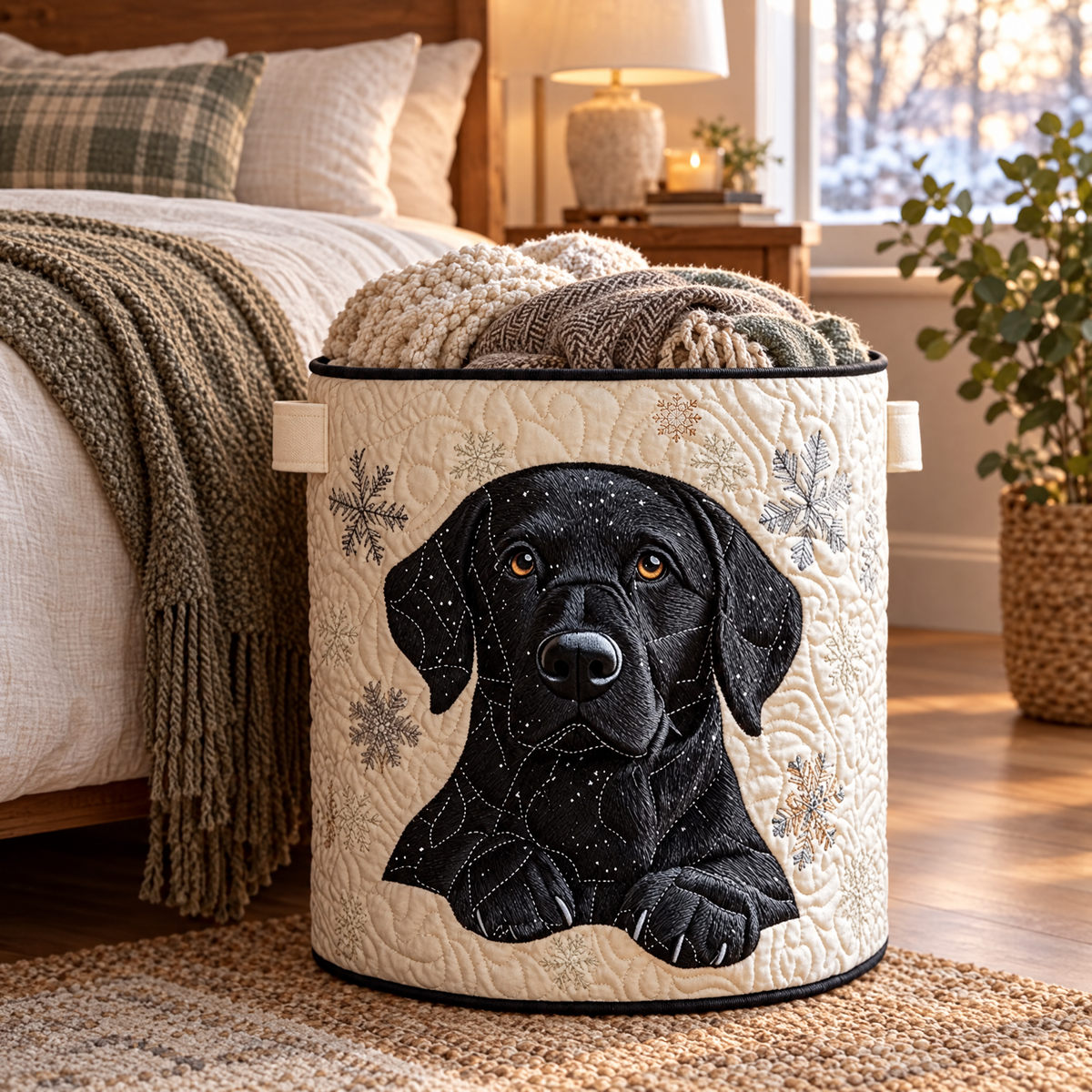 Snow Friends Quilted Basket │ B1G1